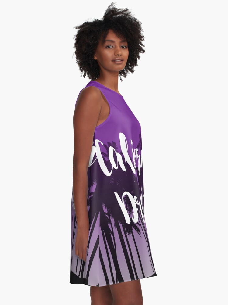 Vista alternativa de Vestido acampanado California Dreaming