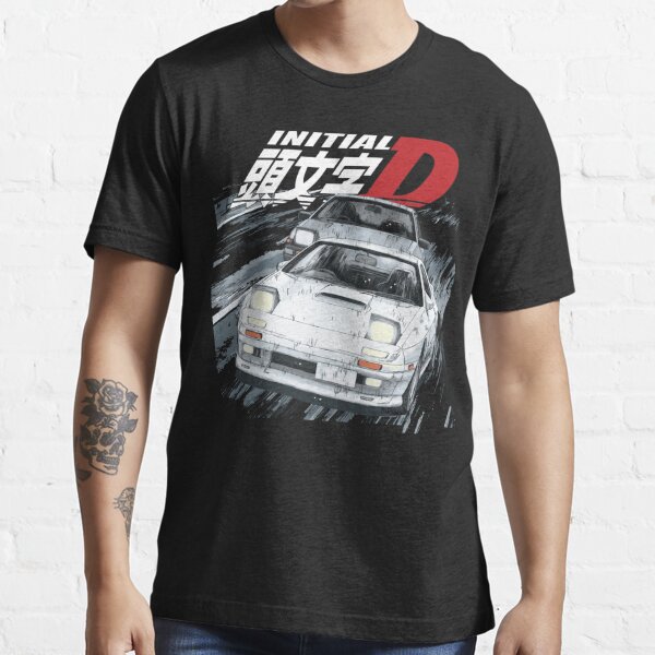 Initial D - Mountain Drift Racing Tandem AE86 vs FD rx-7 Essential T-Shirt  for Sale by cowtownCOWBOY