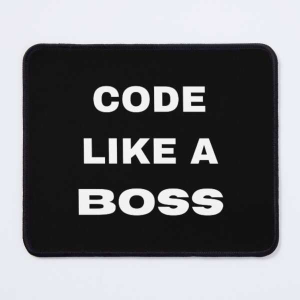 Item preview, Code like a boss - programmer - developer  designed and sold by TeePassion.