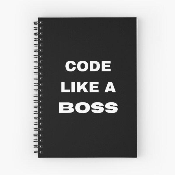 Item preview, Code like a boss - programmer - developer designed and sold by TeePassion.