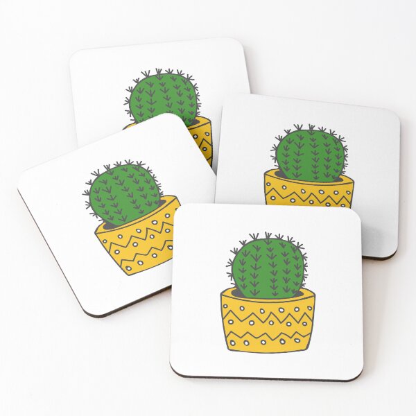 Item preview, Cactus colorful doodle illustration. Pot plant doodle illustration designed and sold by GulArt.