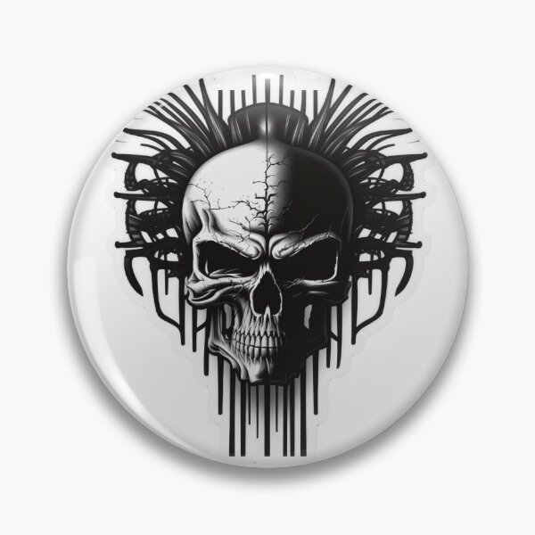 Artikelvorschau, Totenkopf - Schädel Heavy Metal Design entworfen und verkauft von Kerraner.