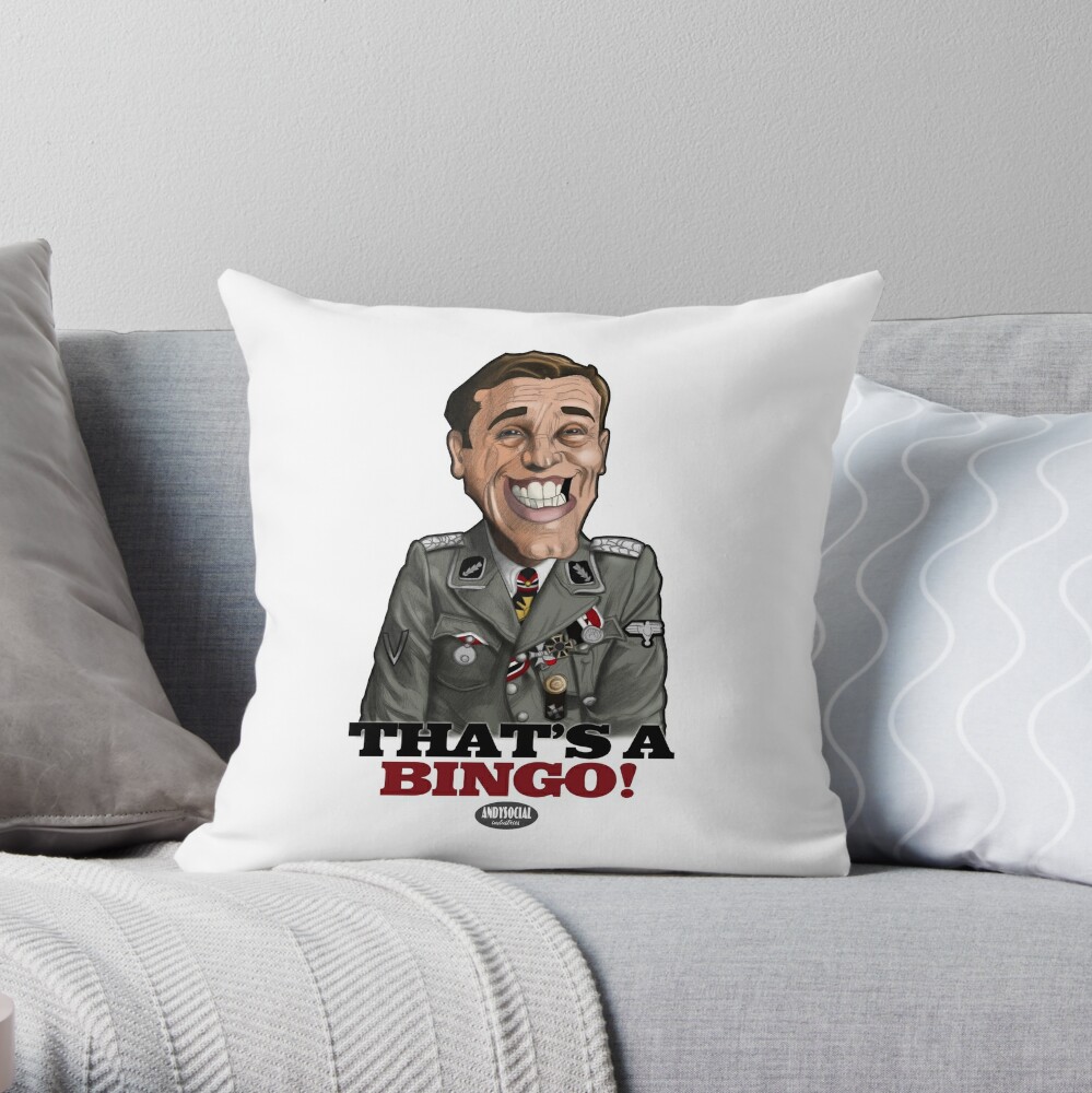 That's A Bingo Throw Pillow for Sale by andysocial