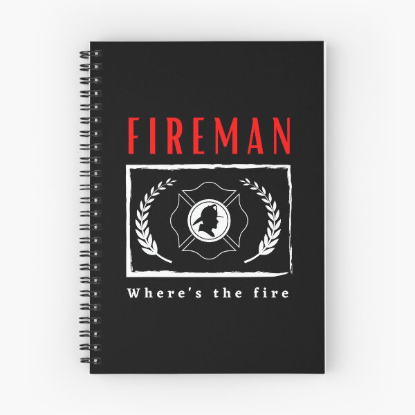 Artikelvorschau, Feuerwehrmann, wo das lustige motivierende Design des Feuers ist entworfen und verkauft von DigitalMagShop.