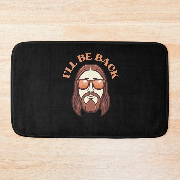 Item preview, Christian, I'll be Back, Funny Jesus Design designed and sold by Logiamerch.