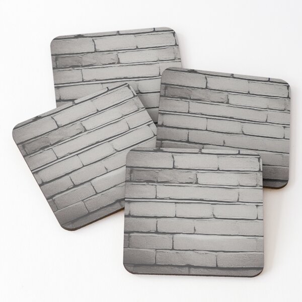 Item preview, Gray brick wall designed and sold by Labinah.