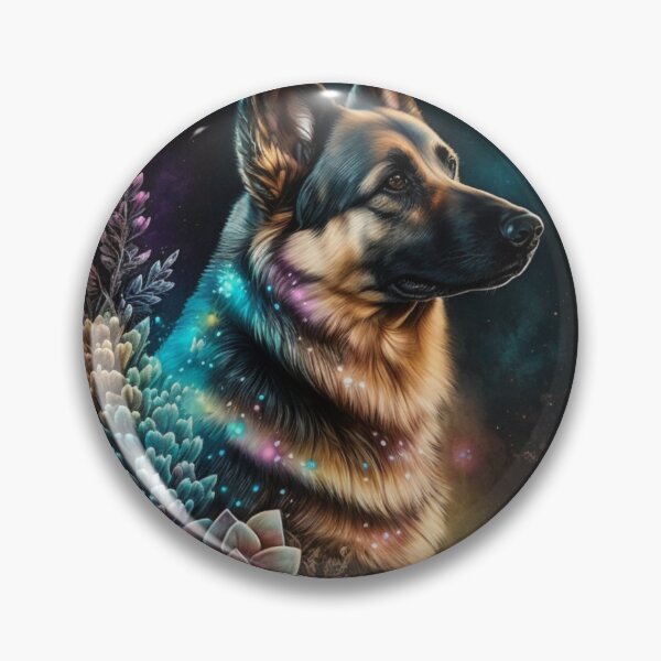 Artikelvorschau, Glowy German Shepherd entworfen und verkauft von Nocturne Paws.