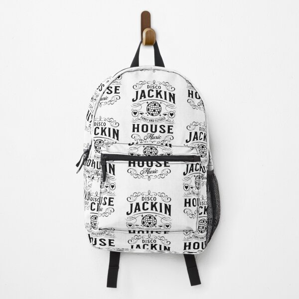 Item preview, DISCO JACKIN HOUSE MUSIC  - Funky & Filtered Vintage (black) designed and sold by Discothreadz.