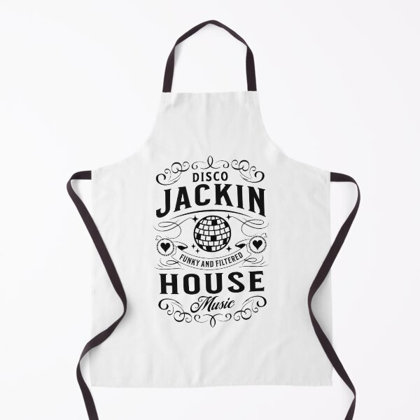 Item preview, DISCO JACKIN HOUSE MUSIC  - Funky & Filtered Vintage (black) designed and sold by Discothreadz.