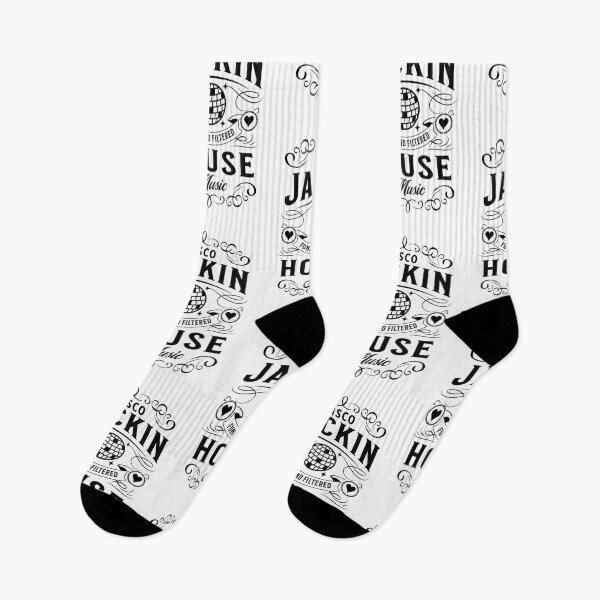 Item preview, DISCO JACKIN HOUSE MUSIC  - Funky & Filtered Vintage (black) designed and sold by Discothreadz.