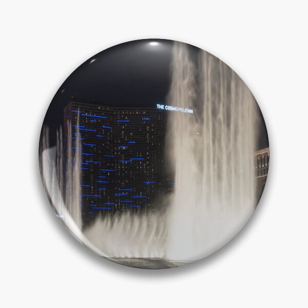 Item preview, Cosmopolitan Behind a Water Curtain - Bellagio Fountains Las Vegas Nevada designed and sold by Georgia Mizuleva.