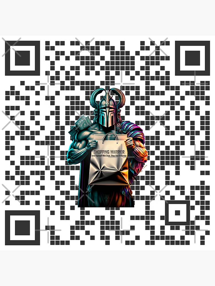 Thumbnail 3 of 3, Sticker, Shopping Warrior's - From the 1000 Hands - Screaming Souls designed and sold by ShoppingWarrior.
