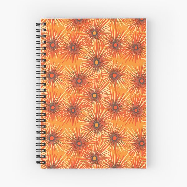 Aperçu de l'œuvre Graffiti Orange et noir sunbursts créée et vendue par 7thPattern.