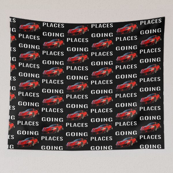 Item preview, Red sports car for car lover going places designed and sold by CottagePop.