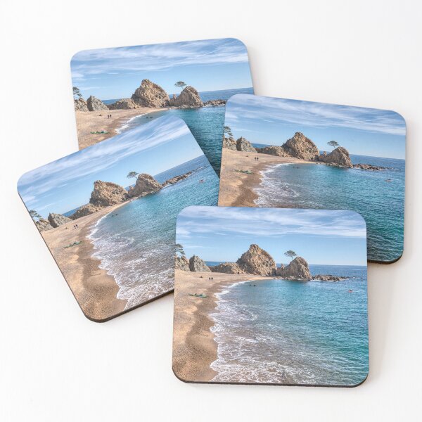 Item preview, Winter stroll on Platja de la Mar Menuda, Tossa de Mar, Catalonia, Spain. designed and sold by Marc Garrido Clotet.