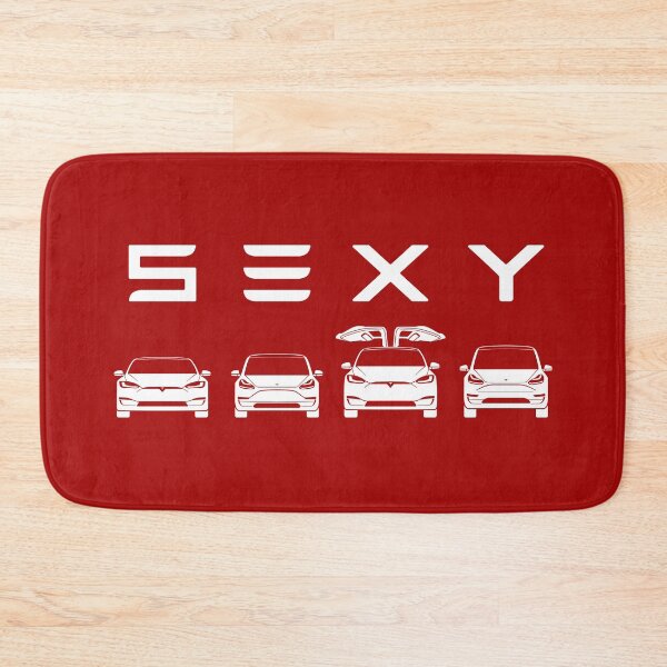 Item preview, Tesla Sexy Cars Red designed and sold by valrusc.
