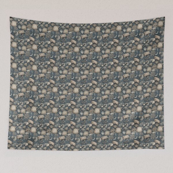 Item preview, Coastal seashells pattern designed and sold by PatternSummit.