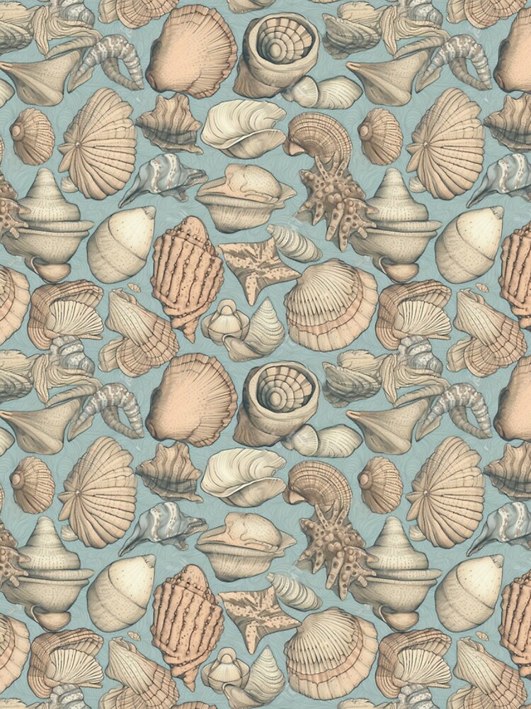 Thumbnail 4 of 4, iPhone Case, Coastal seashells pattern designed and sold by PatternSummit.