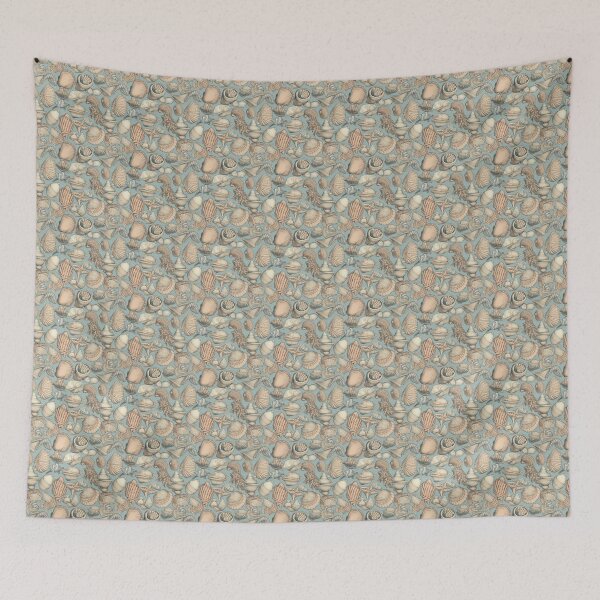 Item preview, Coastal seashells pattern designed and sold by PatternSummit.