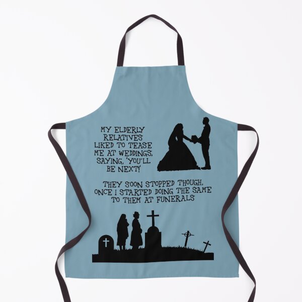 Artikelvorschau, Meine älteren Verwandten necken mich gerne auf Hochzeiten (schwarz) entworfen und verkauft von SolidEarthArt.