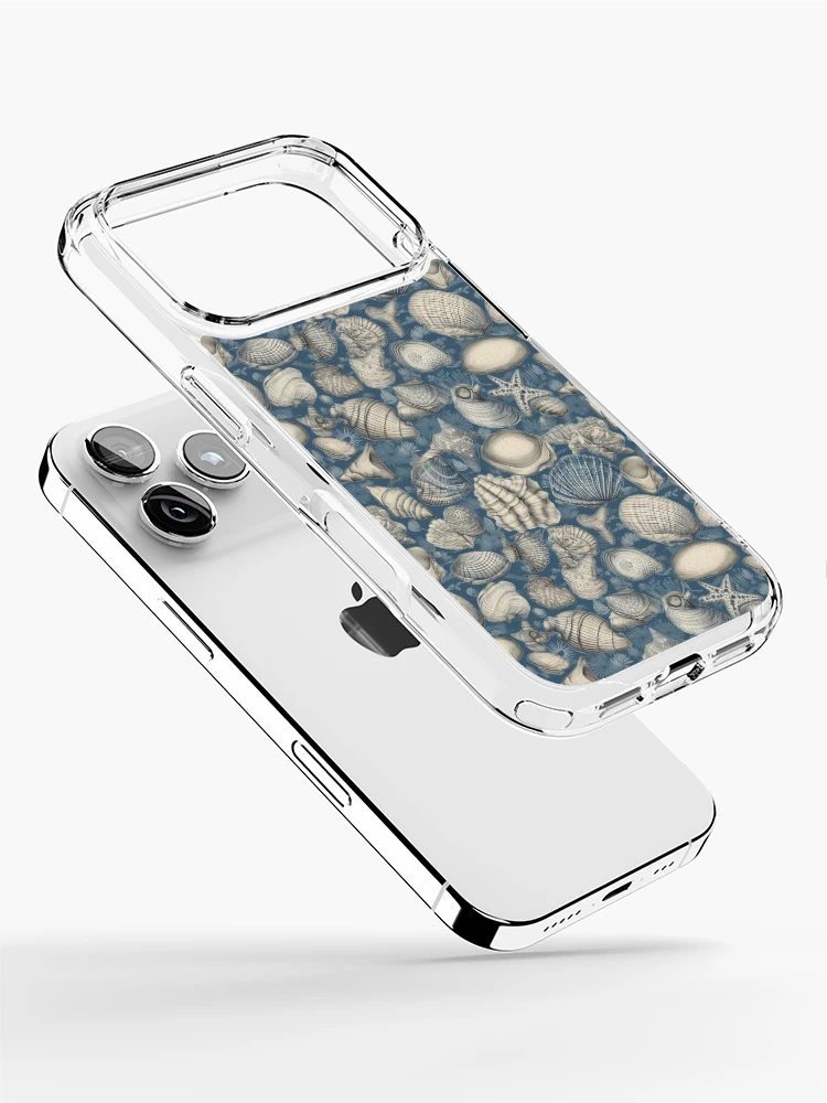 Thumbnail 2 of 5, iPhone Case, Coastal seashells pattern designed and sold by PatternSummit.