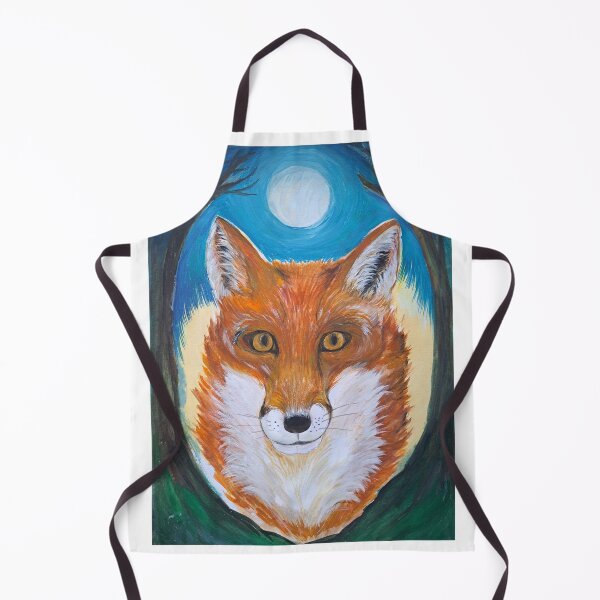Item preview, Fox and moon designed and sold by Roselyn Snead.
