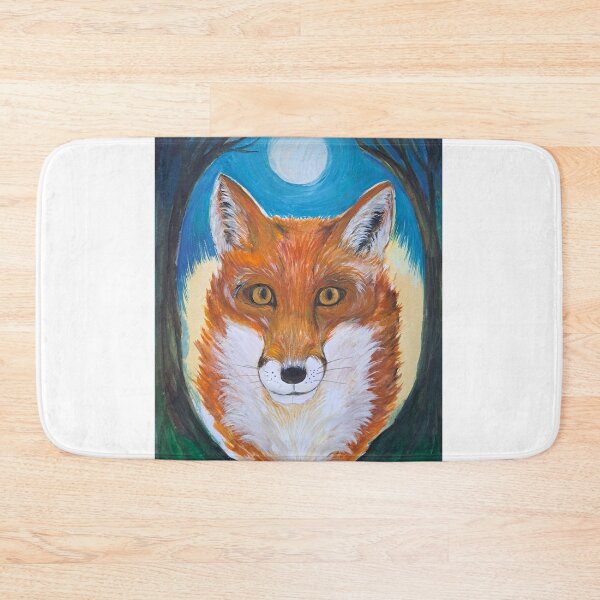 Item preview, Fox and moon designed and sold by Roselyn Snead.