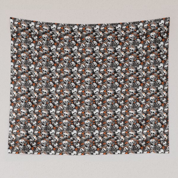 Item preview, Graffiti Skulls and hearts designed and sold by 7thPattern.