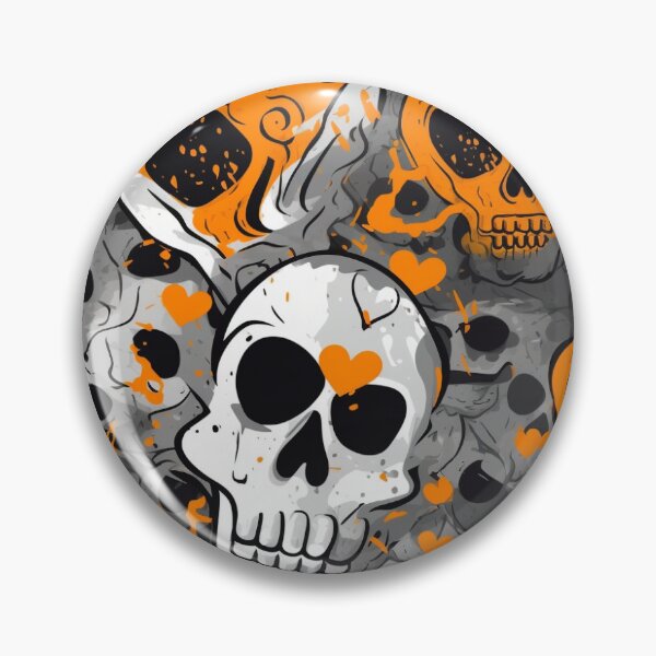 Item preview, Graffiti Skulls and hearts designed and sold by 7thPattern.