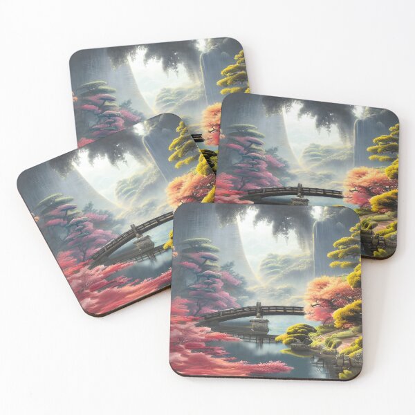 Item preview, View of Ancient Japan Fantasy  A Realistic Artwork 17 designed and sold by mythographiaart.