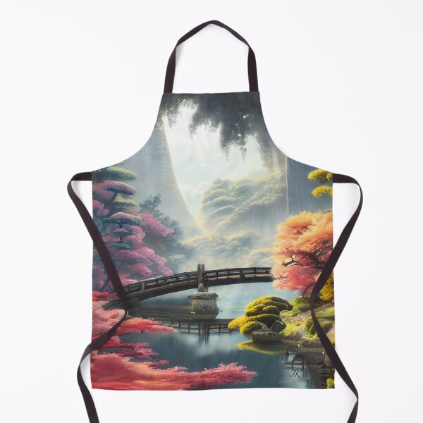 Item preview, View of Ancient Japan Fantasy A Realistic Artwork 17 designed and sold by mythographiaart.