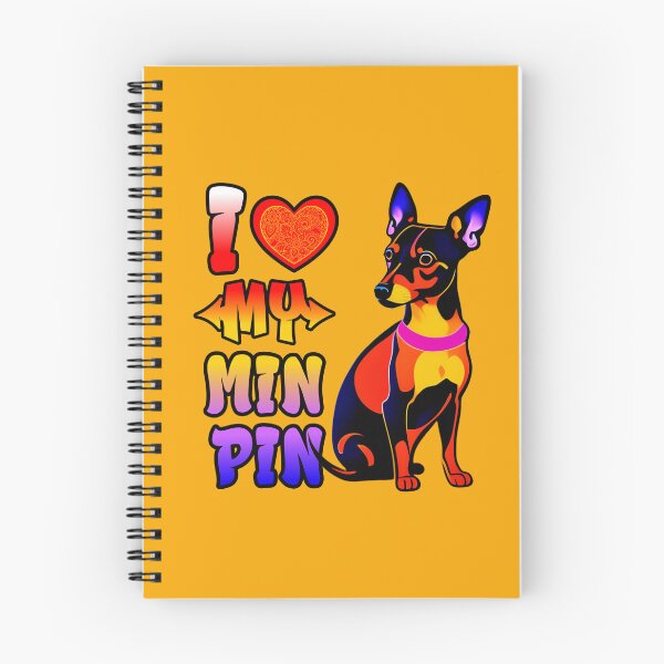 Item preview, I Love My Min Pin designed and sold by FrescoDesign.