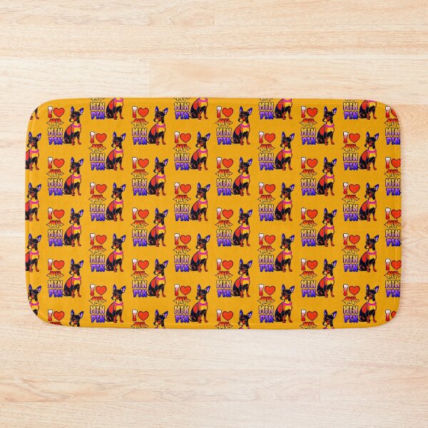 Item preview, I Love My Min Pin designed and sold by FrescoDesign.