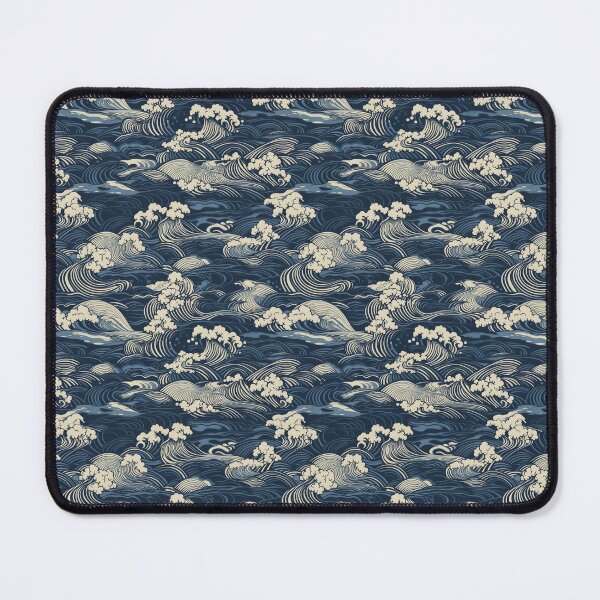 Item preview, Japanese waves pattern designed and sold by PatternSummit.