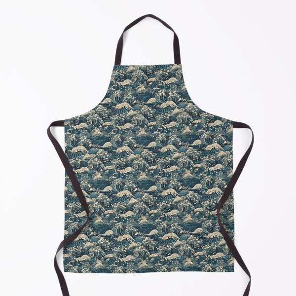 Item preview, Japanese waves pattern designed and sold by PatternSummit.