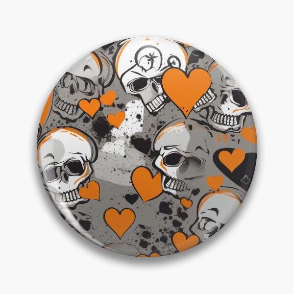 Item preview, Graffiti Calaveras y corazones I designed and sold by 7thPattern.