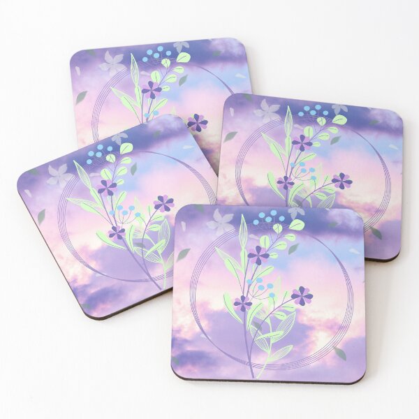 Aperçu de l'œuvre Conception de coucher de soleil floral 'Lavender Daze' créée et vendue par AsgardianKitten.