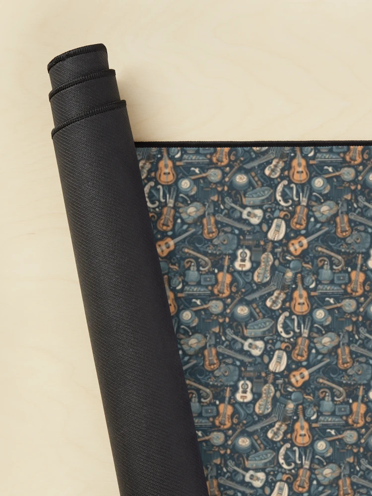 Thumbnail 2 of 5, Mouse Pad, Musical notes pattern designed and sold by PatternSummit.