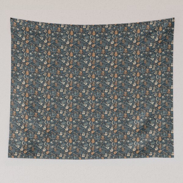 Item preview, Musical notes pattern designed and sold by PatternSummit.