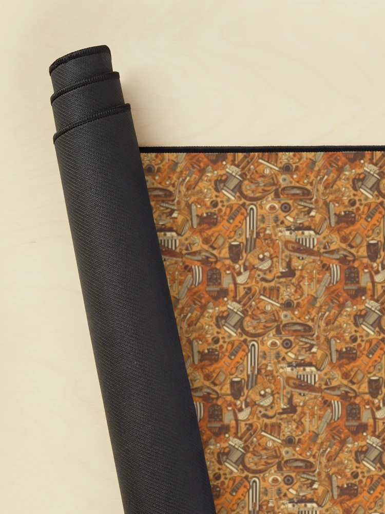 Thumbnail 2 of 5, Mouse Pad, Musical notes pattern designed and sold by PatternSummit.