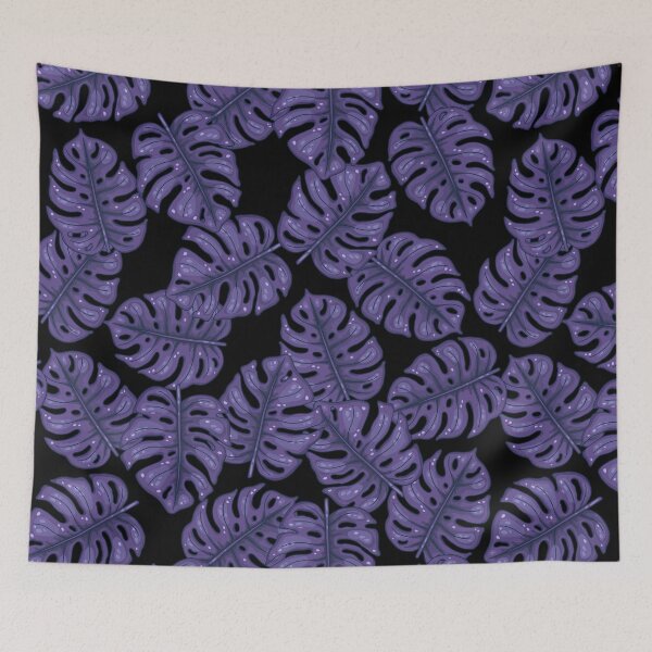 Aperçu de l'œuvre Monstera ultra violet créée et vendue par smalldrawing.