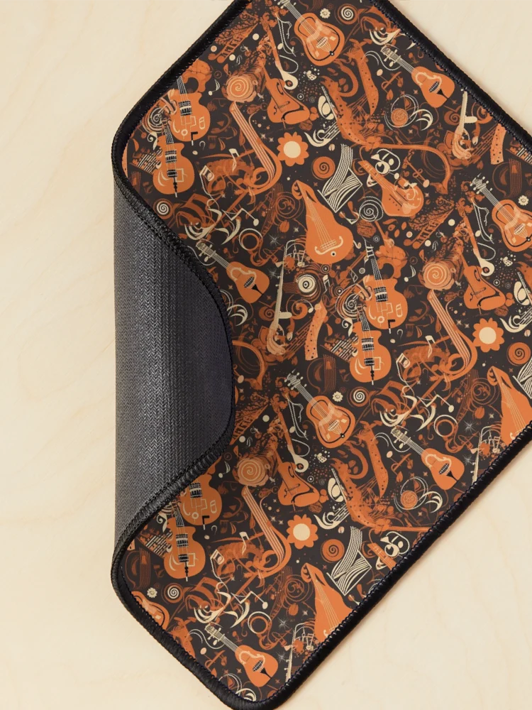 Thumbnail 2 of 5, Mouse Pad, Musical notes pattern designed and sold by PatternSummit.