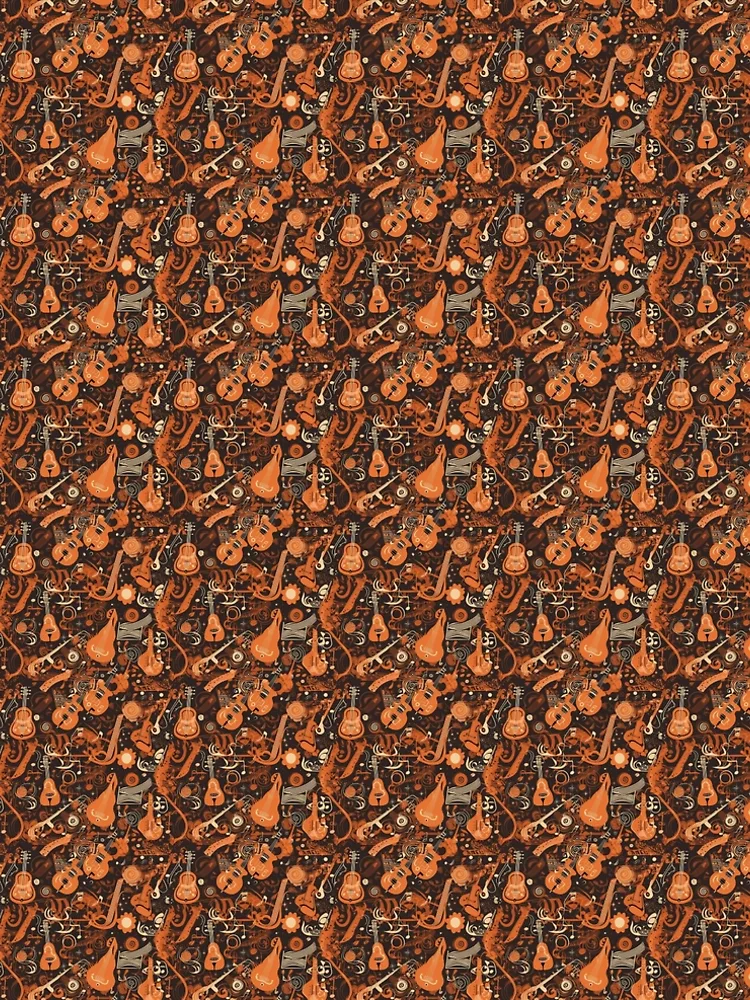 Thumbnail 5 of 5, A-Line Dress, Musical notes pattern designed and sold by PatternSummit.