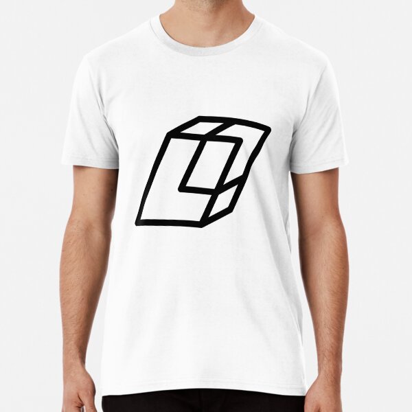 Outline Letter L Premium T-Shirt