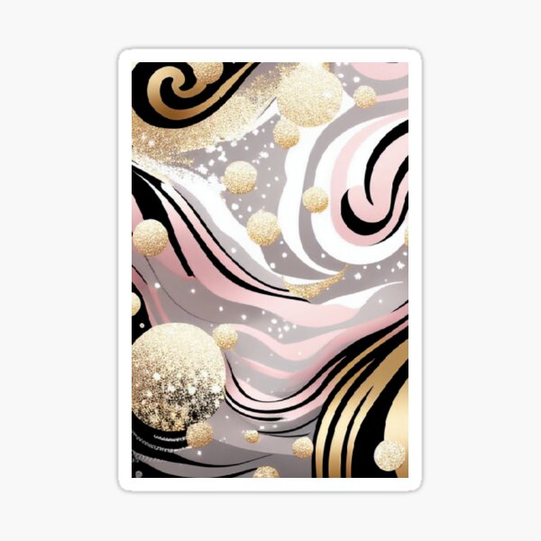 Glitzernde Zusammenfassung Sticker