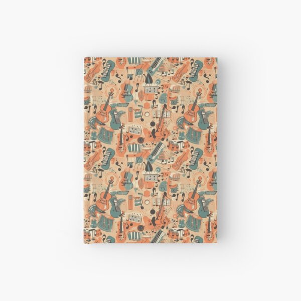 Musiknotenmuster Notizbuch