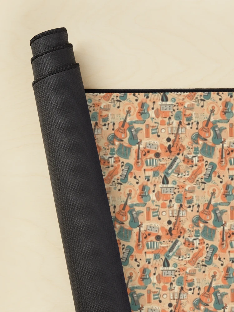 Thumbnail 2 of 5, Mouse Pad, Musical notes pattern designed and sold by PatternSummit.