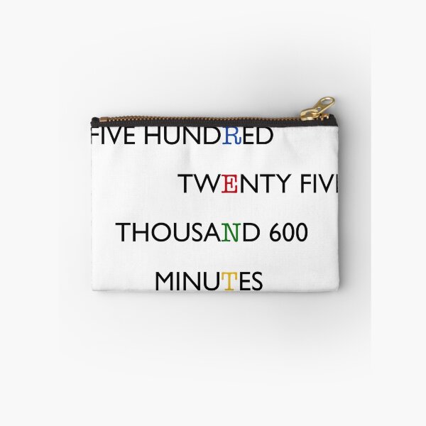 Item preview, 525,600 Minutes - RENT designed and sold by lewbarberdesign.