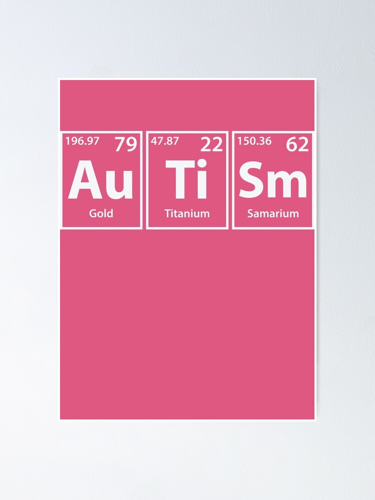 Autism (Au-Ti-Sm) Periodic Elements Spelling - Autism - Mug