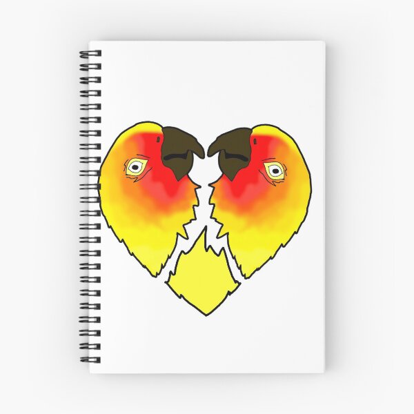 Item preview, Parrot Love Heart designed and sold by NewMerchandise.